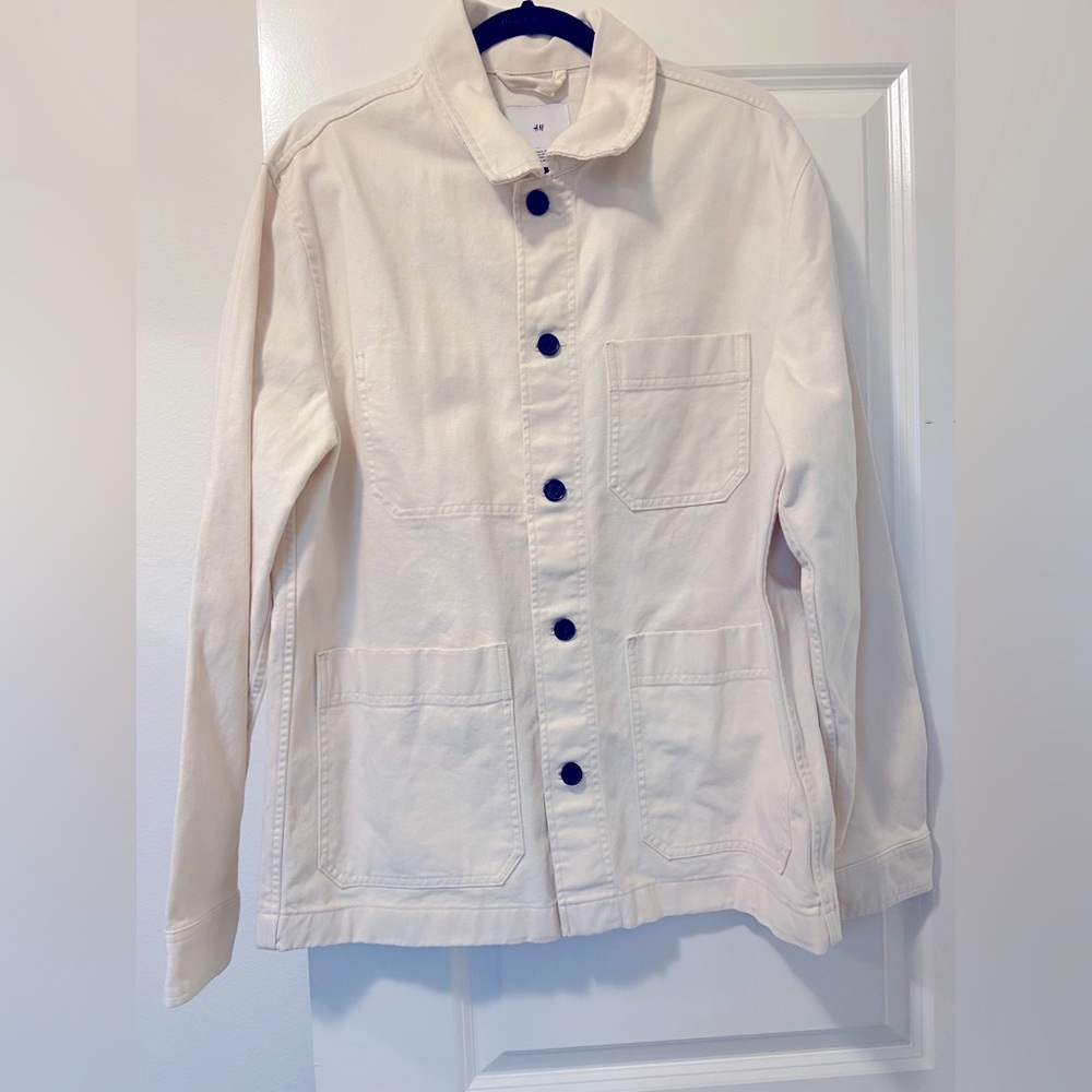 Men’s Large Signature Tan Jean Jacket